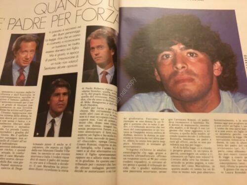 Anna Annabella Rivista Magazine 8 Novembre 1986 n.45 Maradona