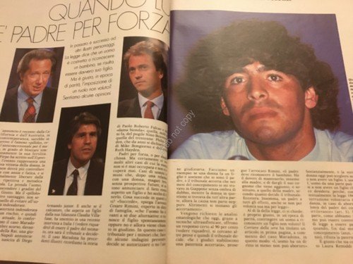 Anna Annabella Rivista Magazine 8 Novembre 1986 n.45 Maradona | Immagine Gallery 3