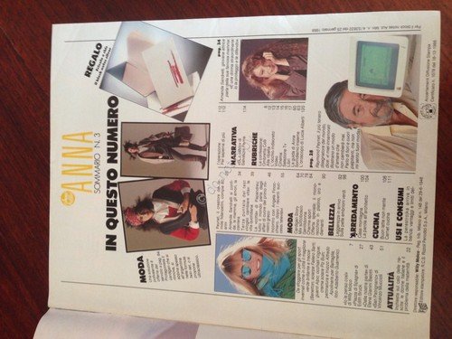 Anna Rivista Magazine 19 Gennaio 1989 n. 3 Ombretta Colli … | Immagine Gallery 2