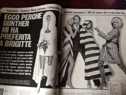 Annabella Rivista Magazine 1 Gennaio 1970 n.53 Piaf Veruschka Larsson … | Immagine Gallery 5