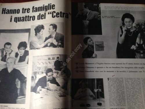 Annabella Rivista Magazine 10 Dicembre 1961 N.50 Quartetto Cetra