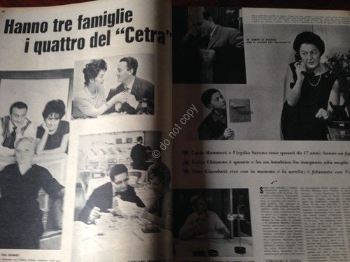 Annabella Rivista Magazine 10 Dicembre 1961 N.50 Quartetto Cetra | Immagine Gallery 4