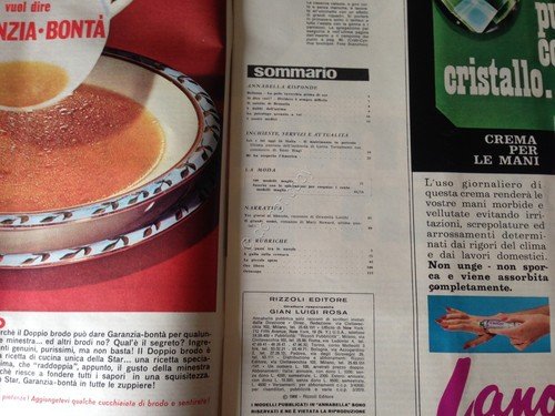 Annabella Rivista Magazine 10 Febbraio 1966 n.6 Sergio Fantoni Inserto … | Immagine Gallery 2