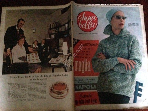 Annabella Rivista Magazine 10 Gennaio 1960 N.2 Edy Campagnoli Panelli