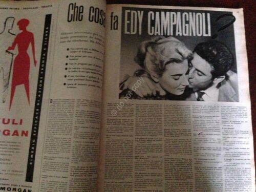 Annabella Rivista Magazine 10 Gennaio 1960 N.2 Edy Campagnoli Panelli