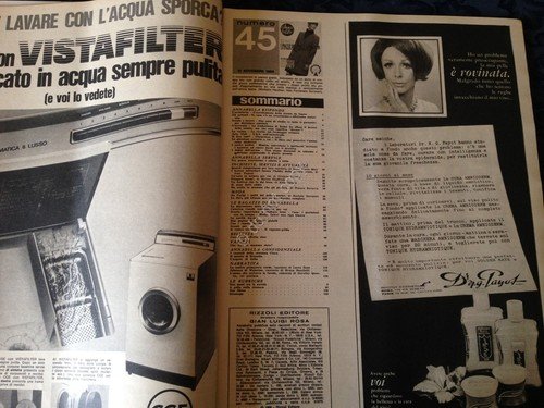 Annabella Rivista Magazine 10 Novembre 1966 n.45 Caselli Pitagora Streisand