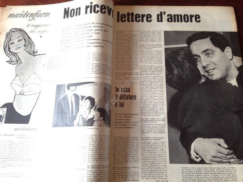 Annabella Rivista Magazine 11 Dicembre 1960 N.50 Salvatori Lisi Loren …