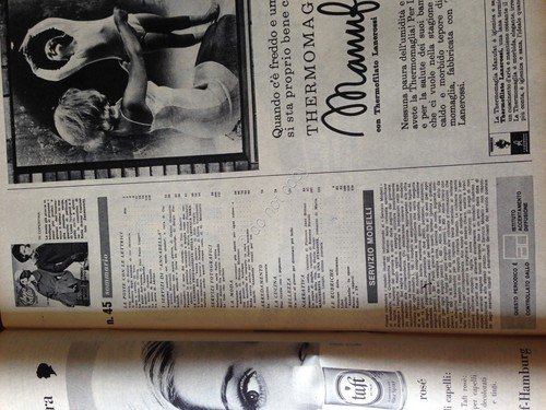 Annabella Rivista Magazine 11 Dicembre 1962 n.45 M.Monroe Roberto Risso