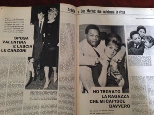 Annabella Rivista Magazine 11 Febbraio 1962 n.6 Marino Barreto