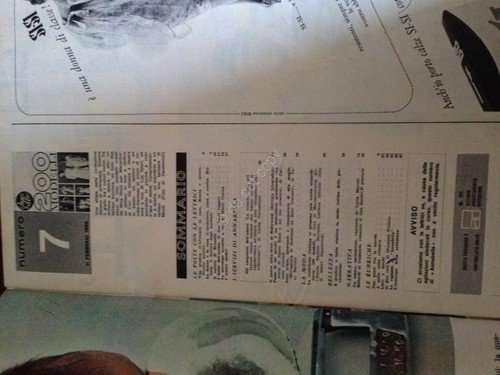 Annabella Rivista Magazine 11 Febbraio 1965 n.7 Sean Connery 007 … | Immagine Gallery 2