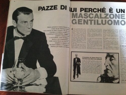 Annabella Rivista Magazine 11 Febbraio 1965 n.7 Sean Connery 007 …