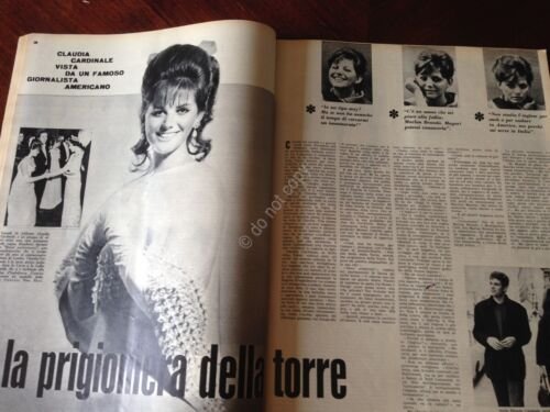 Annabella Rivista Magazine 11 Marzo 1962 n. 10 Claudia Cardinale …