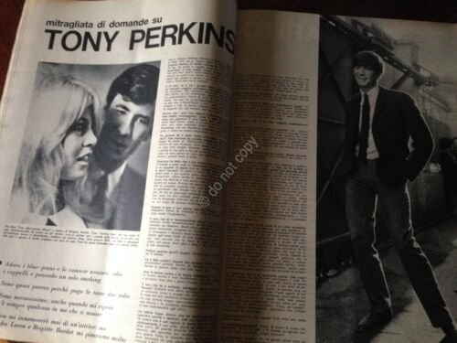 Annabella Rivista Magazine 12 Gennaio 1964 n.2 Tony Perkins Lea …