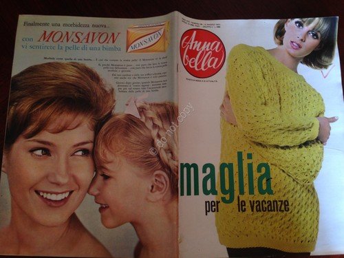 Annabella Rivista Magazine 12 Maggio 1963 n. 19 Tognazzi Rita … | Immagine principale