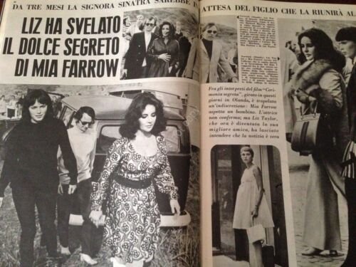 Annabella Rivista Magazine 13 Giugno 1968 n.24 Liz Taylor Farrow …