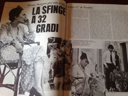 Annabella Rivista Magazine 13 Luglio 1967 n.28 Silvana Mangano Giallo …