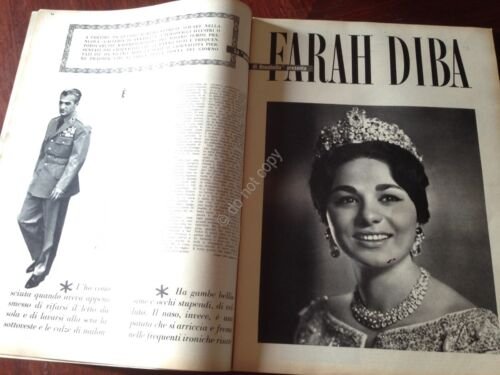 Annabella Rivista Magazine 13 Novembre 1960 N.46 Farah Diba