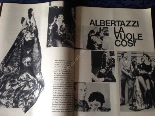 Annabella Rivista Magazine 13 Ottobre 1966 n.41 Albertazzi Proclemer Nogara