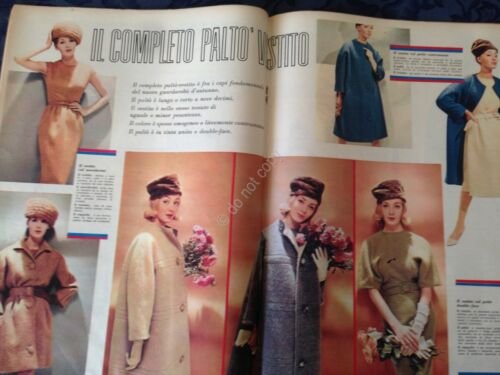 Annabella Rivista Magazine 13 Settembre 1959 n.37 Moda Francese