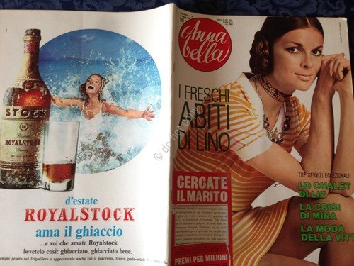 Annabella Rivista Magazine 14 Agosto 1969 n.33 W. Chiari Mina …