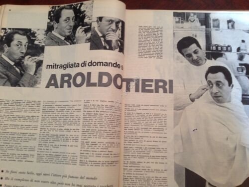 Annabella Rivista Magazine 14 Aprile 1963 n. 15 Aroldo Tieri …