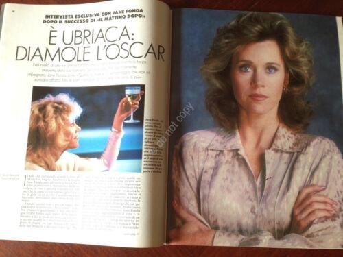 Annabella Rivista Magazine 14 Marzo 1987 n.11 Jane Fonda Laurito