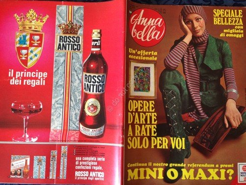 Annabella Rivista Magazine 15 Dicembre 1970 n.50 Mastroianni Mouche Milva … | Immagine principale