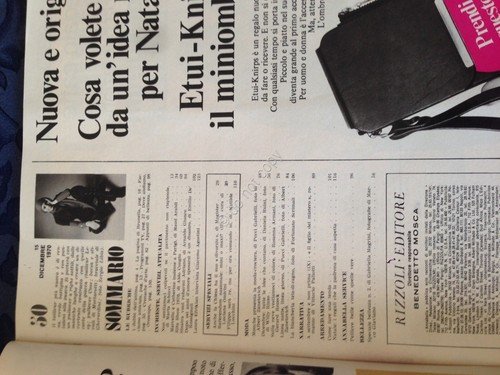 Annabella Rivista Magazine 15 Dicembre 1970 n.50 Mastroianni Mouche Milva … | Immagine Gallery 2