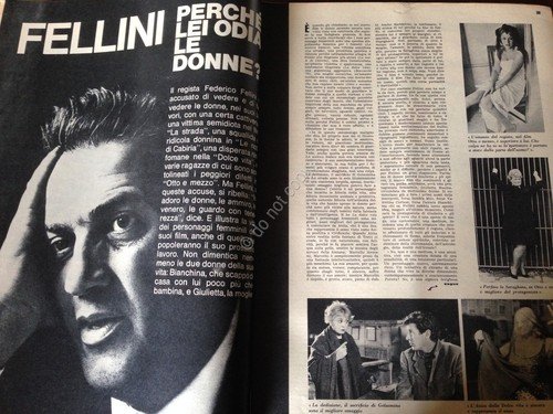 Annabella Rivista Magazine 15 Marzo 1964 n.11 Fellini | Immagine Gallery 4