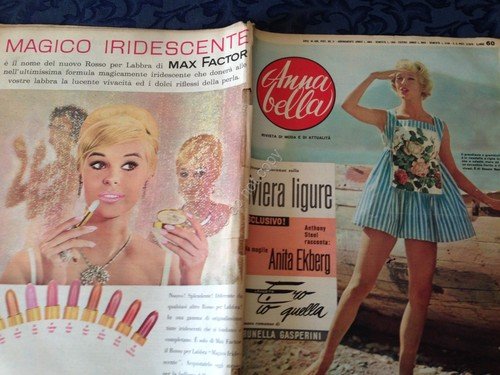 Annabella Rivista Magazine 16 Agosto 1959 n.33 A. Ekberg | Immagine principale