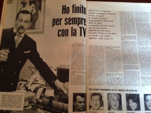 Annabella Rivista Magazine 16 Aprile 1961 n.16 Daniele D'Anza Paul …