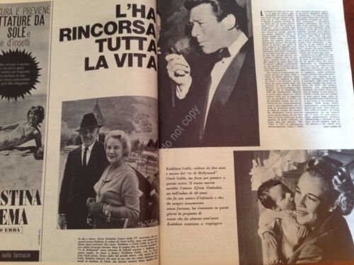 Annabella Rivista Magazine 16 Giugno 1963 n. 24 Gable Uncinetto