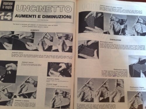 Annabella Rivista Magazine 16 Giugno 1963 n. 24 Gable Uncinetto