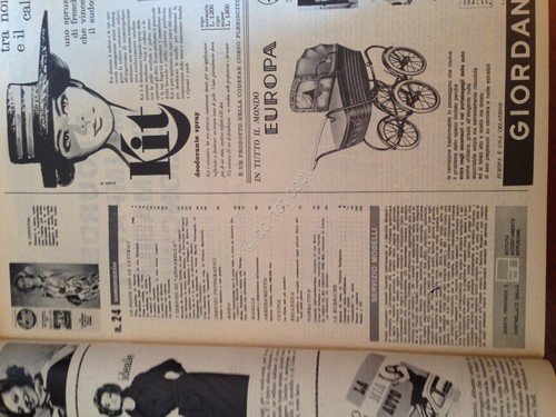 Annabella Rivista Magazine 16 Giugno 1963 n. 24 Gable Uncinetto