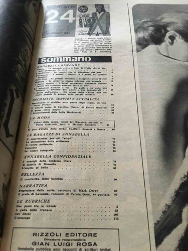 Annabella Rivista Magazine 16 Giugno 1966 n.24 Nicoletta Machiavelli Sordi
