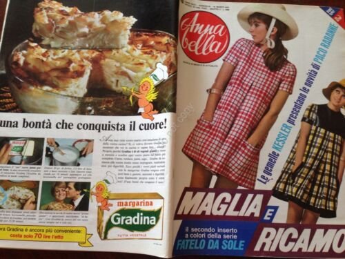 Annabella Rivista Magazine 16 Marzo 1967 n.11 Inserto maglia e …