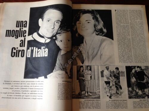 Annabella Rivista Magazine 17 Giugno 1962 n.24 Ercole Baldini Ciclismo