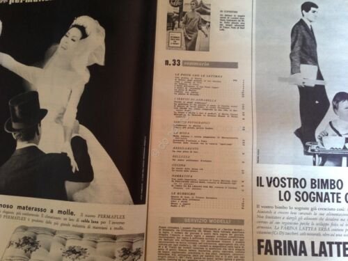 Annabella Rivista Magazine 18 Agosto 1963 N. 33 Gino Paoli …