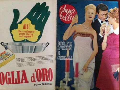 Annabella Rivista Magazine 18 Febbraio 1962 n.7 Alberto Sordi