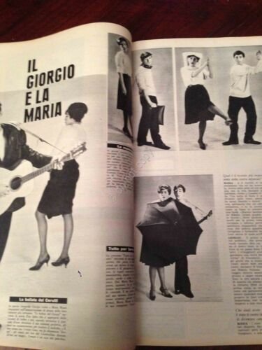 Annabella Rivista Magazine 18 Giugno 1961 n. 25 Gaber Martinelli …