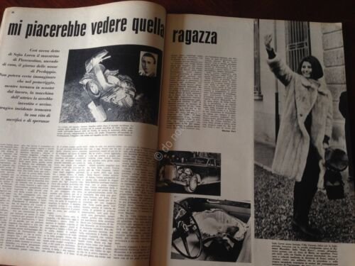 Annabella Rivista Magazine 18 Marzo 1962 n. 11 Sophia Loren …