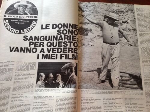 Annabella Rivista Magazine 19 Gennaio 1967 n.3 Mina Sergio Leone