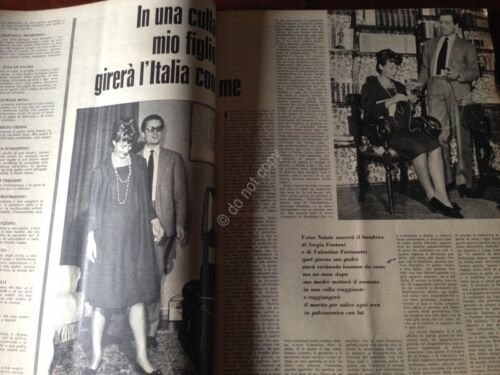 Annabella Rivista Magazine 19 Novembre 1961 N.47 Sergio Fantoni