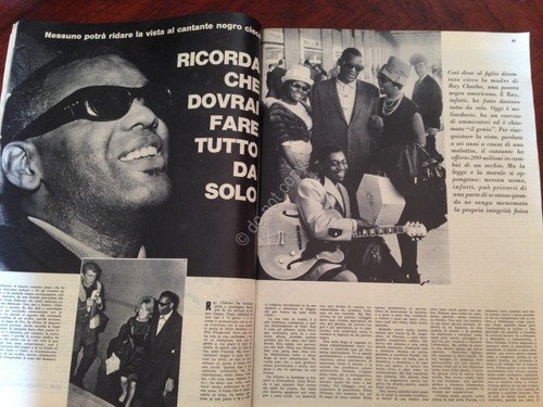 Annabella Rivista Magazine 2 Giugno 1963 n. 22 Ray Charles …