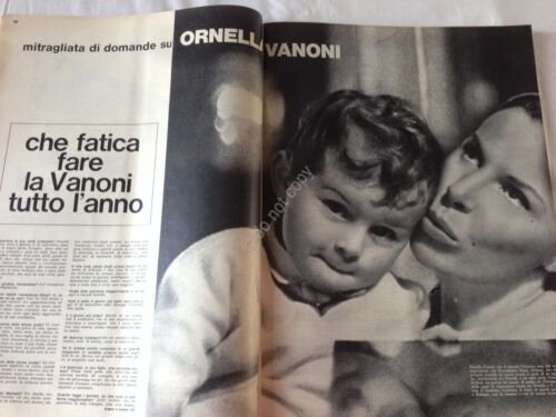 Annabella Rivista Magazine 20 Dicembre 1964 n. 51 Ornella Vanoni