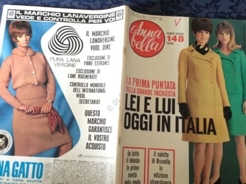 Annabella Rivista Magazine 20 Gennaio 1966 n.3 Loren Rascel