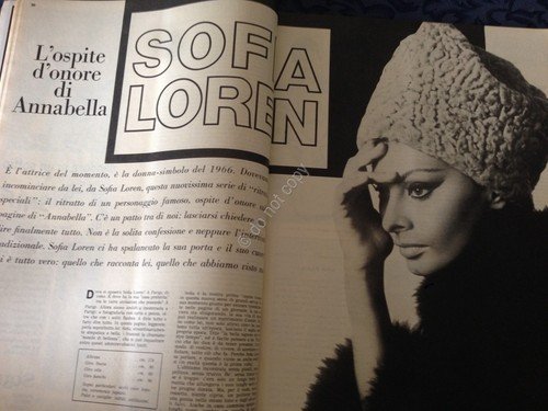 Annabella Rivista Magazine 20 Gennaio 1966 n.3 Loren Rascel | Immagine Gallery 3