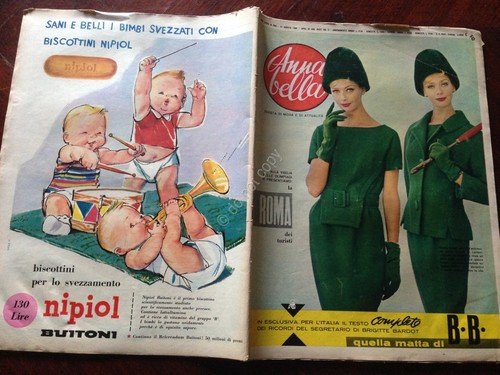 Annabella Rivista Magazine 21 Agosto 1960 N.34 Brigitte Bardot | Immagine principale