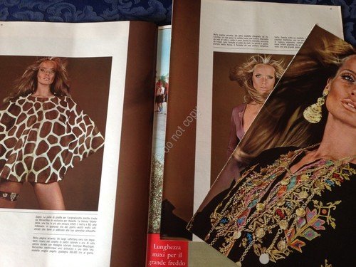 Annabella Rivista Magazine 21 Agosto 1969 n.34 Veruschka R.Dexter