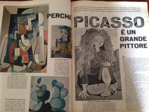 Annabella Rivista Magazine 21 Gennaio 1962 n.3 Sandra Milo Picasso …